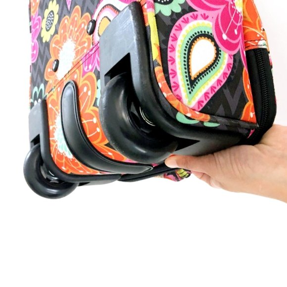 VERA BRADLEY Women's Floral Carry On Suitcase - Picture 6 of 10